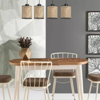 Lustra, Rattan, 941RTN1146, Ratan, Ratan imagine