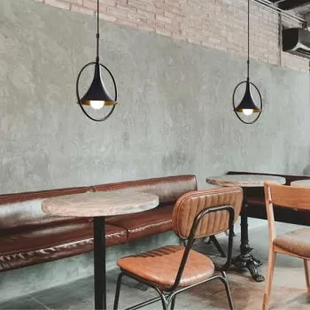 Lustra, Sheen, 521SHN1128, Metal, Negru imagine