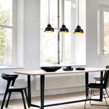 Lustra, Sheen, 521SHN3247, Metal, Negru imagine