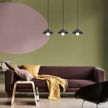 Lustra, Sheen, 521SHN3377, Metal, Negru imagine