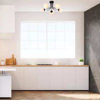 Lustra, Sheen, 521SHN3437, Metal, Negru imagine