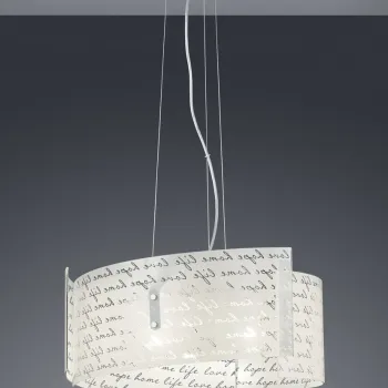 Lustra Signa, TRIO, 50x150 cm, 40W, 3x E27, metal, alb imagine