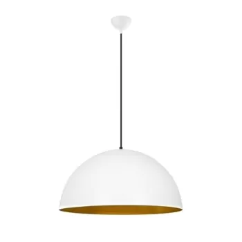 Lustra Sivani MR - 720, Opviq, 60 x 126 cm, 1 x E27, 100W, alb/auriu imagine