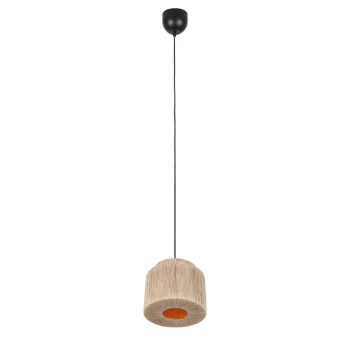 Lustra Smilla, TRIO, 31x150 cm, 10W, 1x E27, metal, negru mat/bej imagine