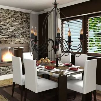 Lustra, Stala, 846STL1457, Metal, Multicolor imagine