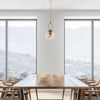 Lustra, Stala, 846STL2810, Metal, Cupru imagine