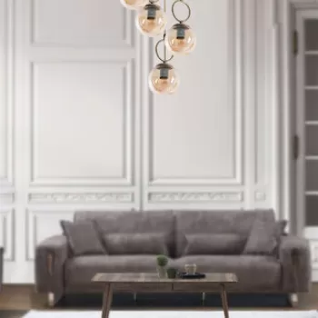 Lustra, Stala, 846STL2813, Metal, Cupru imagine