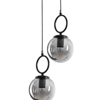 Lustra, Stala, 846STL2818, Metal, Negru imagine