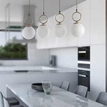 Lustra, Stala, 846STL2830, Metal, Alb imagine