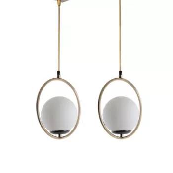 Lustra, Stala, 846STL2849, Metal, Alb / Cupru imagine