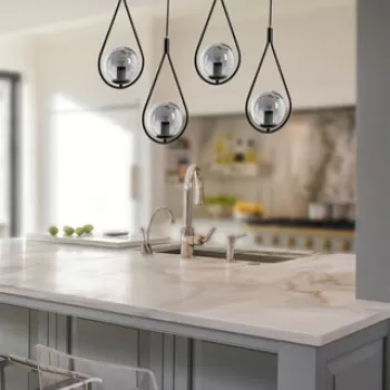 Lustra, Stala, 846STL2865, Metal, Negru imagine