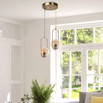 Lustra, Stala, 846STL2874, Metal, Cupru imagine