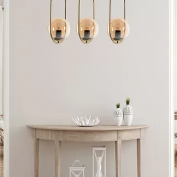 Lustra, Stala, 846STL2878, Metal, Cupru imagine