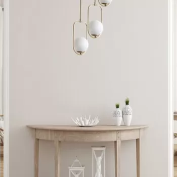 Lustra, Stala, 846STL2889, Metal, Alb / Cupru imagine