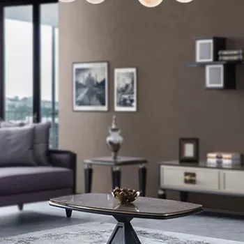 Lustra, Stala, 846STL2944, Metal, Cupru imagine