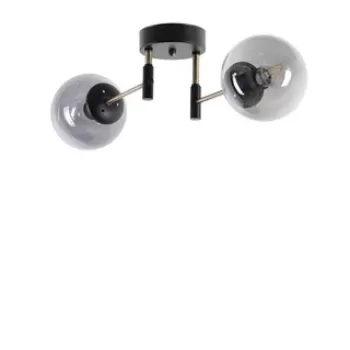 Lustra, Stala, 846STL2946, Metal, Negru / Fume imagine