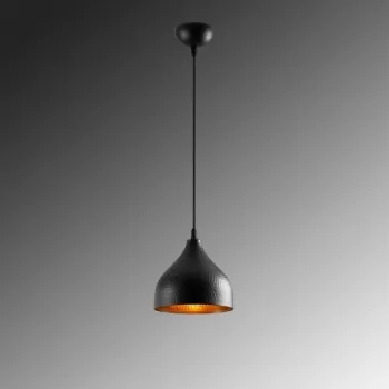 Lustra, Tattoo - 2396, Tatum, 18 x 114 cm, 1 x E27, 40W, negru imagine