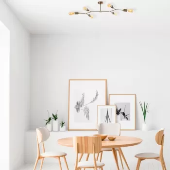 Lustra, Tatum, 584TTM1250, Metal, Vintage imagine