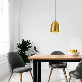 Lustra, Tatum, 584TTM1299, Metal, Aur/Negru imagine