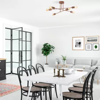 Lustra, Tatum, 584TTM2105, Metal, Cupru imagine