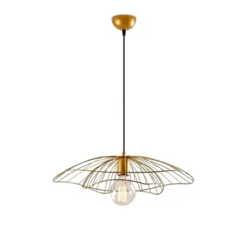 Lustra Tel - 6502, Opviq, 50 x 111 cm, 1 x E27, 40W, auriu imagine