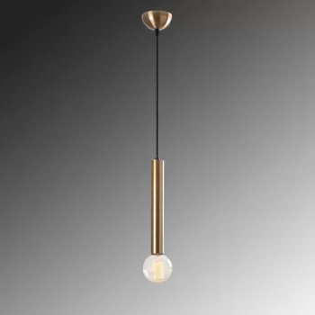 Lustra, Tempo - 2076, Tatum, 4 x 30 cm, 1 x E27, 40W, aramiu antic imagine