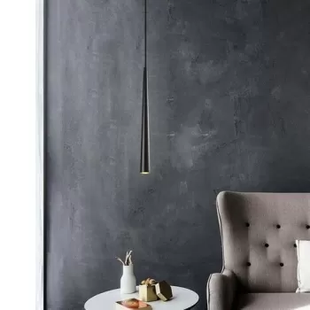 Lustra, Ugur - 6071, Opviq, 4 x 5 x 137 cm, LED, 3W 2700 K, negru imagine