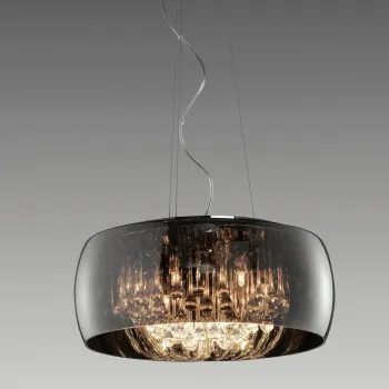 Lustra Vapore, TRIO, 50x150 cm, 42W, 6x G9, sticla, argintiu imagine