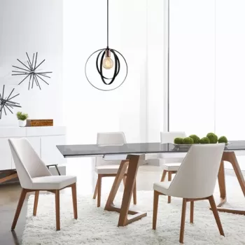 Lustra, Vaveyla - 446-S, Sheen, 35 x 131 cm, 1 x E27, 40W, negru imagine