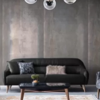 Lustra, Venus, Stala, 55 x 25 cm, 3 x E27, 60W, cupru/fumuriu imagine