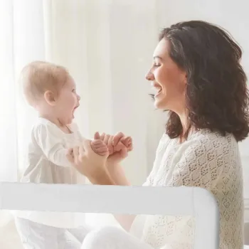 Margine de siguranta pentru pat, Wallxpert, Bed Safety Rail 180, Gri imagine