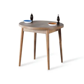 Masa, Beckley, Stil Barok, 90x90x77.5 cm, Maro imagine