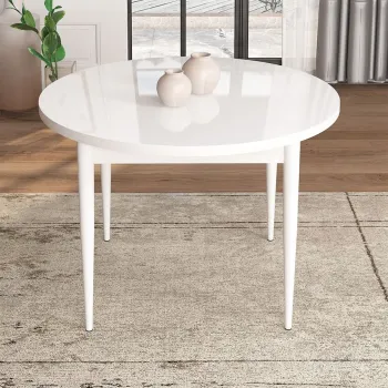 Masa, Charlotte, Tor, 90x75x90 cm, Alb imagine