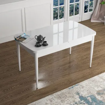 Masa, Charlotte, Zen, 132x78x80 cm, Alb imagine