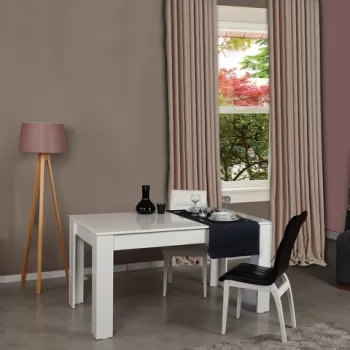 Masa, Comforty, Bois, 78x150x90 cm, Alb imagine