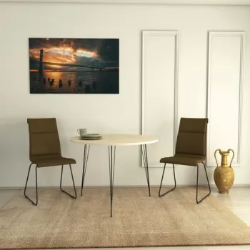 Masa, Comforty, Sandalf, 90x75x90 cm, Stejar imagine