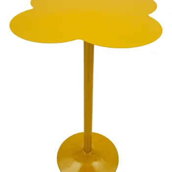 Masa de bar, Mauro Ferretti, Clox, 60x103 cm, metal, galben mustar imagine