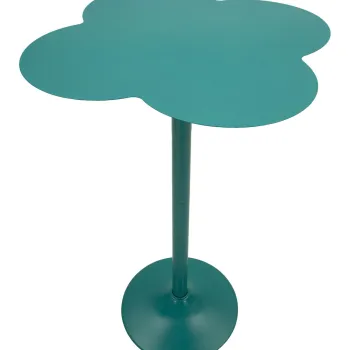 Masa de bar, Mauro Ferretti, Clox, 60x103 cm, metal, turcoaz imagine