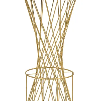 Masa de bar Tower, Mauro Ferretti, 70x103 cm, fier/sticla, auriu/negru imagine