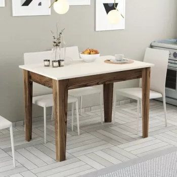 Masa de bucatarie, Hommy Craft, Kiev 508, Nuca / Crema imagine