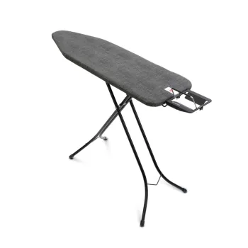 Masa de calcat, Brabantia B, Denim Black, 124x38 cm, 7 pozitii de reglare, otel/bumbac, negru denim imagine
