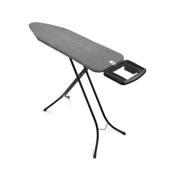 Masa de calcat, Brabantia B, Denim Blue, 124x38 cm, 7 pozitii de reglare, otel/bumbac, albastru denim imagine