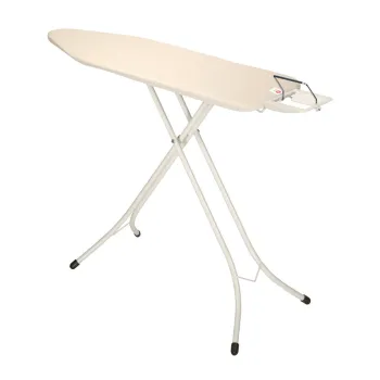Masa de calcat, Brabantia B, Ecru, 124x38 cm, 7 pozitii de reglare, otel/bumbac imagine