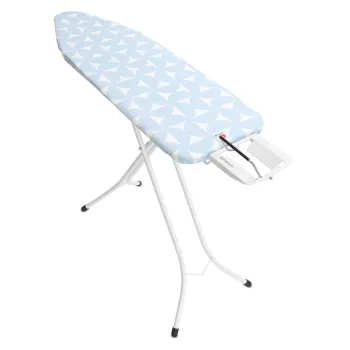 Masa de calcat, Brabantia B, Fresh Breeze, 124x38 cm, 7 pozitii de reglare, otel/bumbac imagine