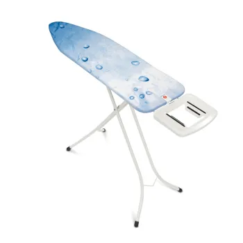 Masa de calcat, Brabantia B, Ice Water, 124x38 cm, 7 pozitii de reglare, otel/bumbac imagine