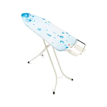 Masa de calcat, Brabantia B, Ice Water, 124x38 cm, 7 pozitii de reglare, polipropilena/otel/bumbac imagine