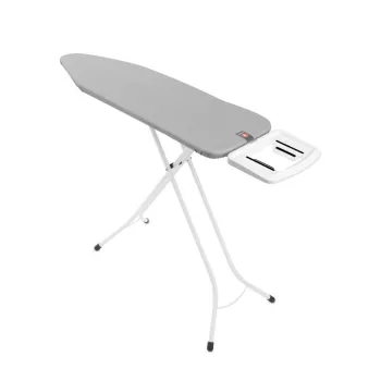Masa de calcat, Brabantia B, Metallised, 124x38 cm, 7 pozitii de reglare, otel/bumbac imagine