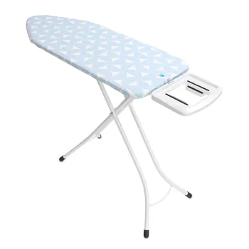 Masa de calcat, Brabantia C, Fresh Breeze, 124x45 cm, 7 pozitii de reglare, otel/bumbac imagine