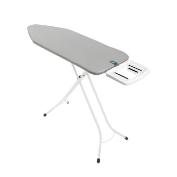Masa de calcat, Brabantia C, Metallised, 124x45 cm, 7 pozitii de reglare, otel/bumbac imagine