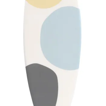 Masa de calcat cu zona termorezistenta, Brabantia D, Spring Bubbles, 135x45 cm, otel/bumbac imagine